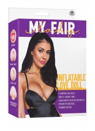 Телесная надувная секс-кукла с 3 любовными отверстиями - NMC - в Южно-Сахалинске купить с доставкой