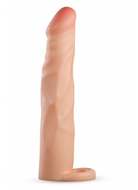 Телесная насадка-удлинитель Fortitude с подхватом - 17,7 см. - Blush Novelties - в Южно-Сахалинске купить с доставкой
