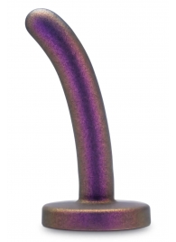 Фиолетовая насадка с гладкой поверхностью Surrender 4.75 Inch Beginner Pegging Dildo - 12 см. - Blush Novelties - купить с доставкой в Южно-Сахалинске