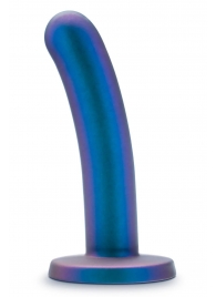 Синяя насадка с гладкой поверхностью Surrender 5.75 Inch Intermediate Pegging Dildo - 14,6 см. - Blush Novelties - купить с доставкой в Южно-Сахалинске