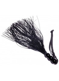 Черная силиконовая плетка - 25,4 см. - Boys of Toys - купить с доставкой в Южно-Сахалинске