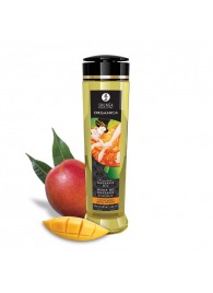 Массажное масло для тела Luscious Mango с ароматом манго - 240 мл. - Shunga - купить с доставкой в Южно-Сахалинске