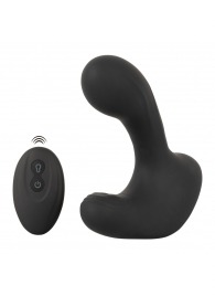 Черная анальная вибропробка с функцией расширения RC Butt Plug with 3 functions - Orion - в Южно-Сахалинске купить с доставкой