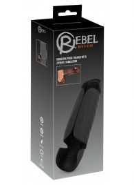 Черный вибромастурбатор с трехточечной стимуляцией Penis Trainer with 3 Point Stimulation - Orion - в Южно-Сахалинске купить с доставкой