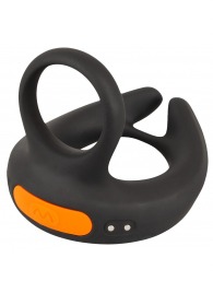 Черный вибростимулятор мошонки RC Scrotum Stimulator with Vibration - Orion - в Южно-Сахалинске купить с доставкой