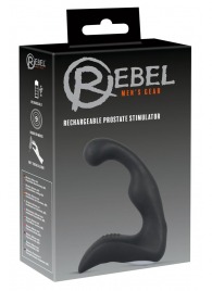 Черный перезаряжаемый стимулятор простаты с вибрацией - 14,6 см. - Orion - в Южно-Сахалинске купить с доставкой