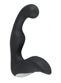 Черный перезаряжаемый стимулятор простаты с вибрацией - 14,6 см. - Orion - в Южно-Сахалинске купить с доставкой