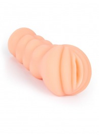 Телесный мастурбатор-вагина с эрекционными кольцами в комплекте - Sexy Girl - в Южно-Сахалинске купить с доставкой