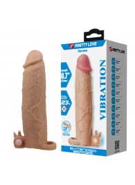 Телесная насадка на пенис Xerxes - 22 см. - Baile - в Южно-Сахалинске купить с доставкой