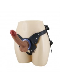 Поясной страпон Wells: трусики в форме бабочки и фаллоимитатор-насадка - Baile - купить с доставкой в Южно-Сахалинске