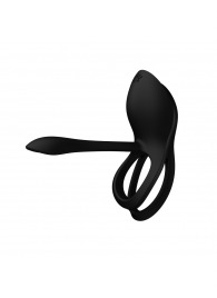 Черное эрекционное виброкольцо Bayek с пультом ДУ - Zalo - в Южно-Сахалинске купить с доставкой