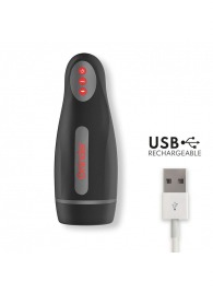 Черный автоматический мастурбатор с управлением через приложение - Oninder - в Южно-Сахалинске купить с доставкой