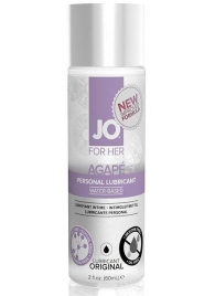 Лубрикант на водной основе для женщин JO AGAPE LUBRICANT ORIGINAL - 60 мл. - System JO - купить с доставкой в Южно-Сахалинске