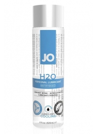 Охлаждающий лубрикант на водной основе JO Personal Lubricant H2O COOLING - 120 мл. - System JO - купить с доставкой в Южно-Сахалинске