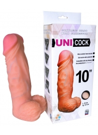 Фаллическая насадка Харнесс UNICOCK 10  - 25 см. - LOVETOY (А-Полимер) - купить с доставкой в Южно-Сахалинске