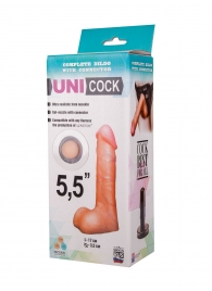 Фаллическая насадка Харнесс UNICOCK 5,5  - 17 см. - LOVETOY (А-Полимер) - купить с доставкой в Южно-Сахалинске