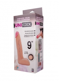 Фаллическая насадка Харнесс UNICOCK 9  - 24 см. - LOVETOY (А-Полимер) - купить с доставкой в Южно-Сахалинске