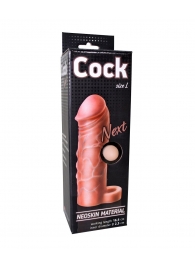 Фаллоудлинитель с кольцом COCK size L - 16,5 см. - LOVETOY (А-Полимер) - в Южно-Сахалинске купить с доставкой