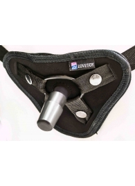 Вибрострапон с двумя насадками UniStrap - 18 и 18 см. - LOVETOY (А-Полимер) - купить с доставкой в Южно-Сахалинске