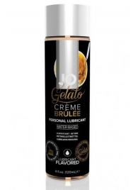 Лубрикант с ароматом крем-брюле JO GELATO CREME BRULEE - 120 мл. - System JO - купить с доставкой в Южно-Сахалинске