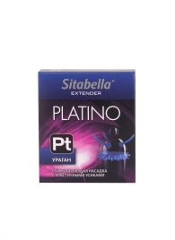 Стимулирующая насадка с усиками и шипиками Platino  Ураган - Sitabella - купить с доставкой в Южно-Сахалинске