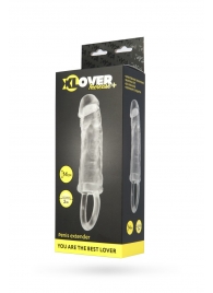 Прозрачная насадка с петлёй для фиксации - 14 см. - ToyFa - в Южно-Сахалинске купить с доставкой