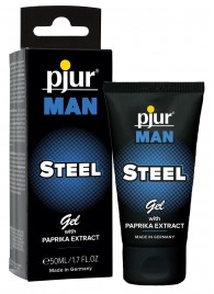 Эрекционный гель для пениса pjur MAN Steel Gel - 50 мл. - Pjur - купить с доставкой в Южно-Сахалинске