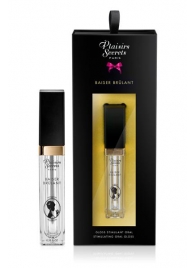 Стимулирующий блеск для губ Baiser Brulant Gloss Plaisirs Secrets - 7 мл. - Plaisir Secret - купить с доставкой в Южно-Сахалинске