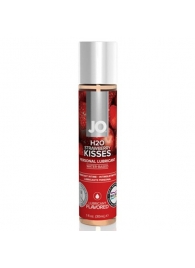 Смазка с ароматом клубники JO Flavored Strawberry Kiss - 30 мл. - System JO - купить с доставкой в Южно-Сахалинске