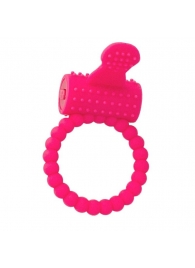Розовое силиконовое виброкольцо A-toys - A-toys - в Южно-Сахалинске купить с доставкой