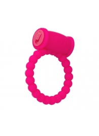 Розовое виброкольцо на пенис A-toys из силикона - A-toys - в Южно-Сахалинске купить с доставкой