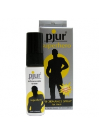 Пролонгирующий мужской спрей pjur SUPERHERO spray - 20 мл. - Pjur - купить с доставкой в Южно-Сахалинске