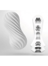 Мастурбатор FLEX Silky White с мягким рельефом - Tenga - в Южно-Сахалинске купить с доставкой