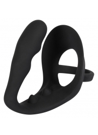 Эрекционное кольцо с подхватом мошонки и анальным отростком для воздействия на простату - Orion - в Южно-Сахалинске купить с доставкой