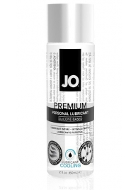 Охлаждающий лубрикант на силиконовой основе JO Personal Premium Lubricant Cooling - 60 мл. - System JO - купить с доставкой в Южно-Сахалинске