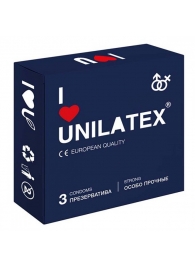 Ультрапрочные презервативы Unilatex Extra Strong - 3 шт. - Unilatex - купить с доставкой в Южно-Сахалинске
