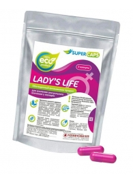 Возбуждающие капсулы Ladys Life - 2 капсулы (0,35 гр.) - SuperCaps - купить с доставкой в Южно-Сахалинске