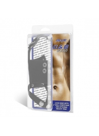 Кольцо на член и мошонку Cock Ring With 2  Ball Stretcher And Optional Weight Ring - BlueLine - в Южно-Сахалинске купить с доставкой