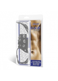 Утяжка на пенис и мошонку Cock Ring With 1.5  Ball Stretcher And Optional Weight Ring - BlueLine - купить с доставкой в Южно-Сахалинске