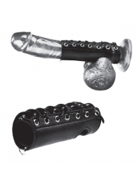 Сбруя на член на шнуровке 5  Cock Sheath - BlueLine - купить с доставкой в Южно-Сахалинске