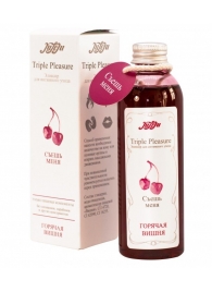 Эликсир Triple Pleasure  Горячая вишня  - 130 гр. - JULEJU - купить с доставкой в Южно-Сахалинске