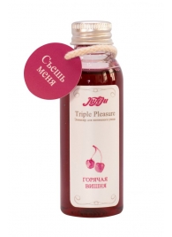 Эликсир Triple Pleasure  Горячая вишня  - 65 гр. - JULEJU - купить с доставкой в Южно-Сахалинске