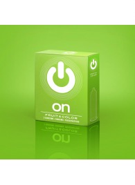 Цветные ароматизированные презервативы ON) Fruit   Color - 3 шт. - ON) - купить с доставкой в Южно-Сахалинске