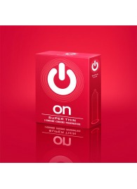Супертонкие презервативы ON) Super Thin - 3 шт. - ON) - купить с доставкой в Южно-Сахалинске