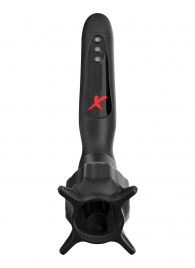 Чёрный вибростимулятор для головки члена с эффектом всасывания Vibrating Roto-Sucker - Pipedream - в Южно-Сахалинске купить с доставкой