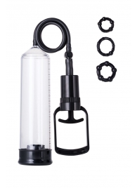 Вакуумная помпа A-toys с уплотнителем и эрекционными кольцами - A-toys - в Южно-Сахалинске купить с доставкой