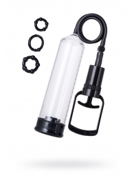 Вакуумная помпа A-toys с уплотнителем и эрекционными кольцами - A-toys - в Южно-Сахалинске купить с доставкой