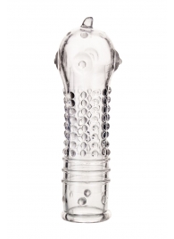 Прозрачная закрытая насадка на пенис TOYFA A-Toys - 14,7 см. - A-toys - в Южно-Сахалинске купить с доставкой