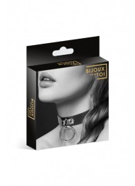 Узенький ошейник из полиуретана с кольцом - Bijoux Pour Toi - купить с доставкой в Южно-Сахалинске
