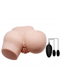 Телесный полуторс с двумя любовными тоннелями и вибрацией - Baile - в Южно-Сахалинске купить с доставкой